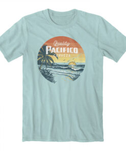 Pacifico Cerveza Vintage Sun Print T-Shirt