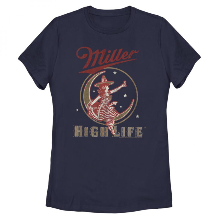 Miller High Life Moon Navy Women’s Fit T-Shirt