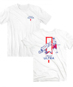 Michelob Ultra Golf Pushcart Front and Back T-Shirt