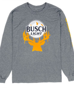 Busch Light Deer Hunter Logo Long Sleeve Shirt