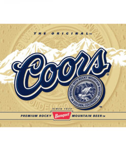 Coors Beer Label Tin Sign