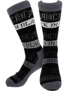 AC/DC Back in Black Crew Socks