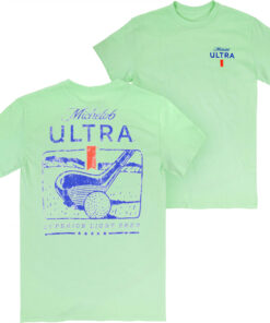 Michelob Ultra Golf Driver Green Colorway Front and Back Print T-Shirt