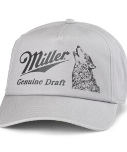 Miller Genuine Draft Grey Wolf Walker Adjustable Hat