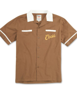 Coors Original Out West Brown Bowling Jacket