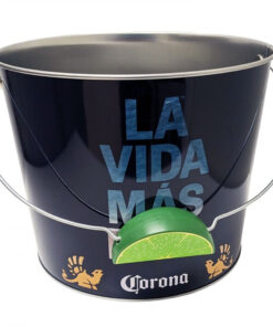 Corona Extra La Vida Mas Fina 2025 Bucket with Lime Grip and Handle