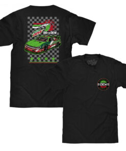 Mountain Dew Race Car Front and Back T-Shirt