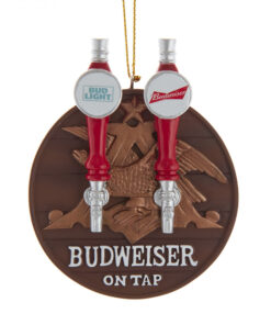 Budweiser Anheuser-Busch on Tap Holiday Ornament