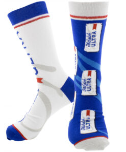 Michelob Ultra Split Can and Logo Crew Socks