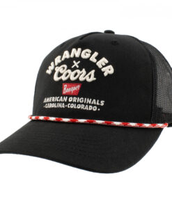 Coors X Wrangler American Originals Black Trucker Hat