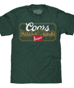 Coors Banquet Golden Mountain Range T-Shirt