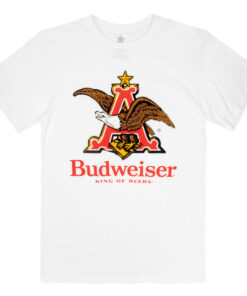 Budweiser Bald Eagle Logo White Colorway T-Shirt
