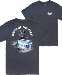 Busch Light Leader of the Pack Front and Back Print T-Shirt