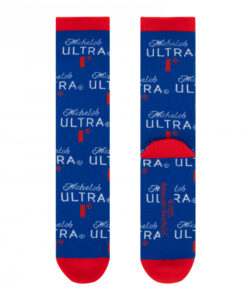 Michelob Ultra Logo Pattern Crew Socks