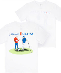 Michelob Ultra The Secret to Golf Front and Back Print T-Shirt