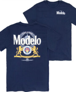 Modelo Logo Front Back Crew T-Shirt