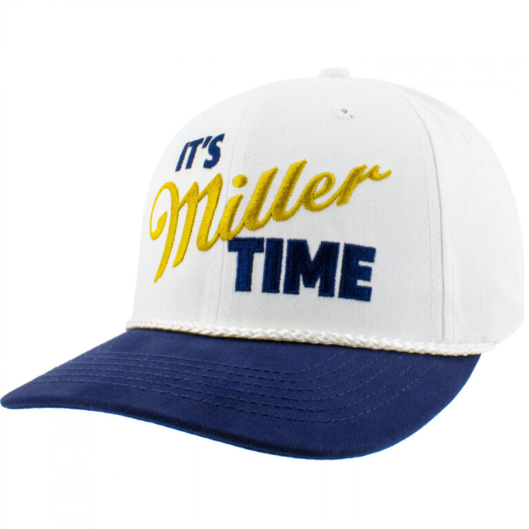 Miller – It’s Miller Time Embroidered Snapback Hat