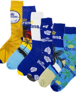 Corona Extra and Modelo Especial 6-Pack Crew Socks