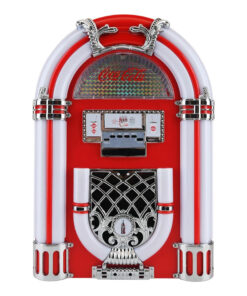Coca-Cola Retro Jukebox Speaker with Bluetooth and FM Radio