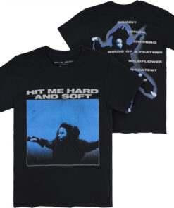 Billie Eilish Hit Me Hard and Soft Front and Back Print T-Shirt