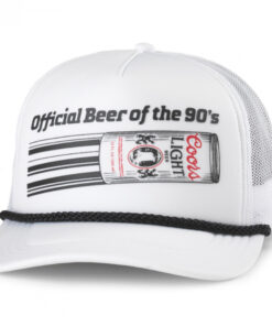 Coors Light Official Beer of the 90's Roscoe Foamy Adjustable Hat