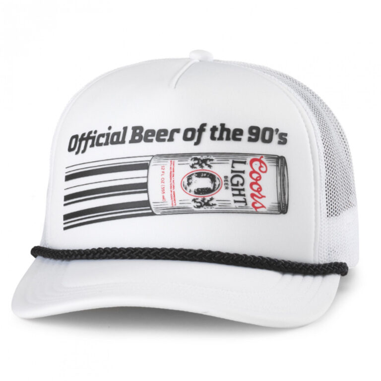 Coors Light Official Beer of the 90’s Roscoe Foamy Adjustable Hat