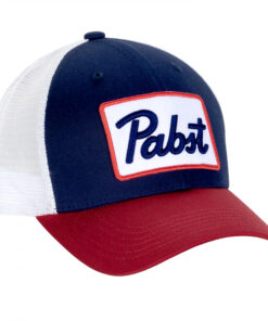 Pabst Blue Ribbon Simple Logo Patch 3-Tone Adjustable Hat