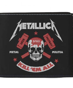 Metallica Kill 'Em All Metal Militia Seek & Destroy Wallet