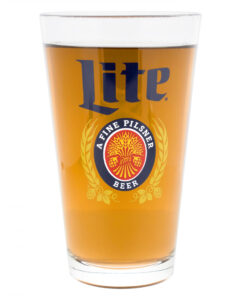 Miller A Fine Pilsner Beer Logo Pint Glass