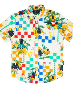 Guinness Gilroy Toucan Button Down Beach Shirt