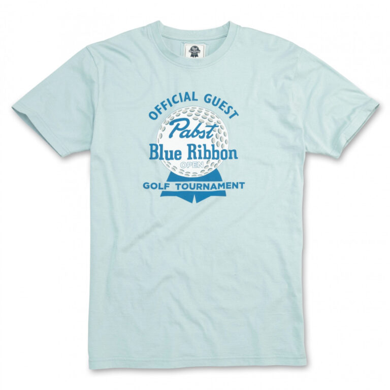 Pabst Blue Ribbon Golf Tournament Guest Brass Tacks T-Shirt
