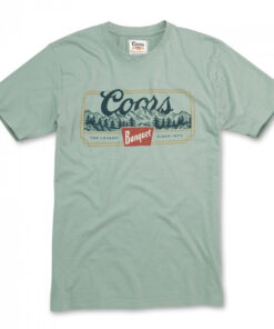 Coors Banquet Mountains Legend Since 1873 Brass Tacks T-Shirt