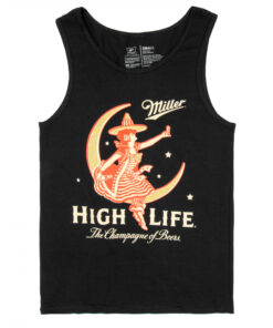 Miller High Life Girl in The Moon Tank Top