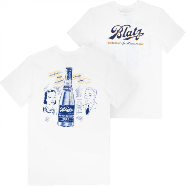 Blatz Milwaukee’s Most Popular Front & Back Print T-Shirt