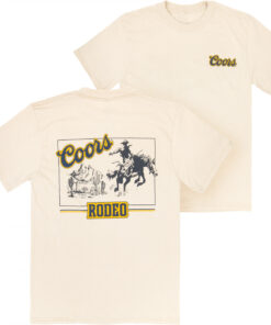Coors Vintage Rodeo Front & Back Print T-Shirt