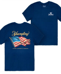 Yuengling All American Flag Front and Back Print T-Shirt