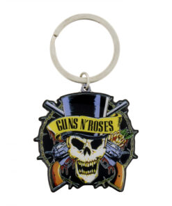 Guns N Roses Top Hat Keychain