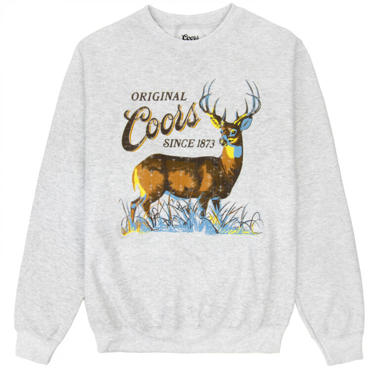 Coors Original Friday Fleece Crewneck Long Sleeve Shirt