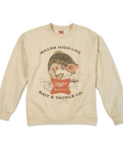 Miller High Life Bait & Tackle Co. Fleece Crewneck Long Sleeve Shirt