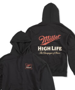Miller High Life Friday Fleece Front & Back Print Hoodie