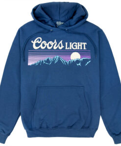 Coors Light Moonlit Mountain Friday Fleece Hoodie