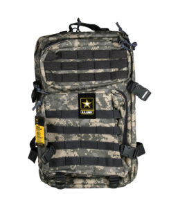 Army Camo Backpack with 2-Front Pockets