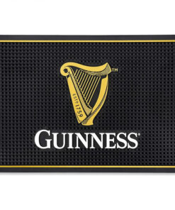 Guinness Harp Logo 18" x 12" Rubber Bar Mat