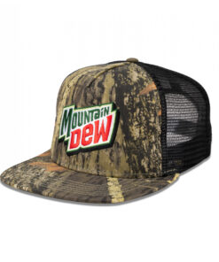 Mountain Dew Camo Flat Bill Adjustable Hat