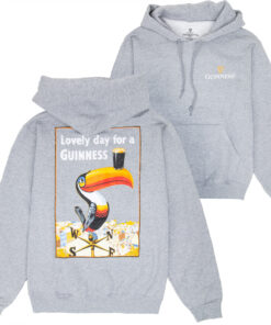 Guinness Lovely Day for a Guinness Toucan Gilroy Grey Colorway Hoodie
