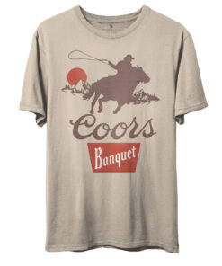 Coors Banquet Lasso Sunset T-Shirt by Junk Food