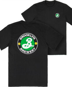 Brooklyn Brewery Beer Logo Front and Back Print T-Shirt
