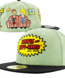 Beavis and Butthead Classic Couch Scene New Era 59Fifty Fitted Hat