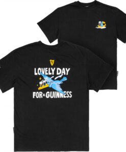 Guinness Seb Curi Lovely Day Back & Front Print Black T-Shirt