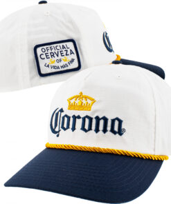 Corona Extra Logo Embroidered Patch Snapback Hat with Rope